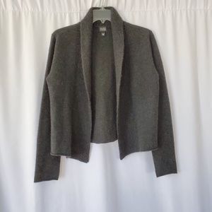 EILEEN FISHER 100% cashmere size S open cardigan